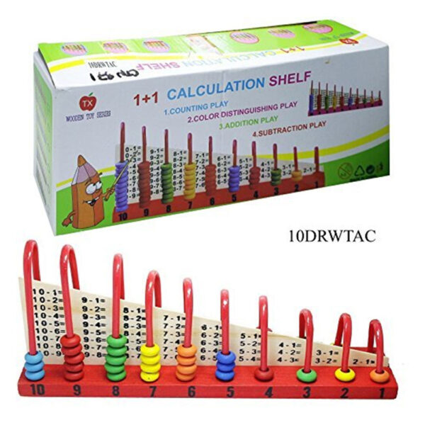 Wooden Double-Sided Calculation Abacus