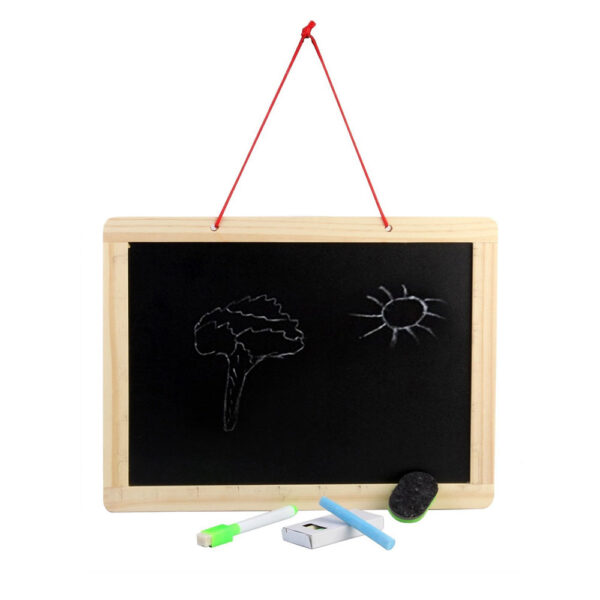 Magnet Board w/ Chalk, Duster and Marker & Tangaram Puzzle