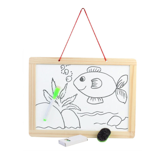 Magnet Board w/ Chalk, Duster and Marker & Tangaram Puzzle