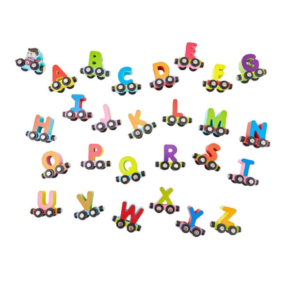 Magnetic Alphabet Colorful Train Playset 26pcs