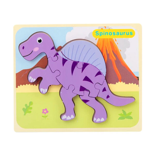 Wooden Dinosaurs Jigsaw Puzzles - Spinosaurus