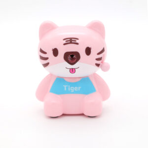 Cute Tiger Shaped Pencil Sharpener - Pink