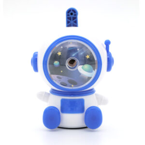 Space Astronaut Shaped Shaped Pencil Sharpener - Blue