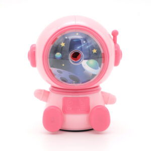 Space Astronaut Shaped Shaped Pencil Sharpener - Pink