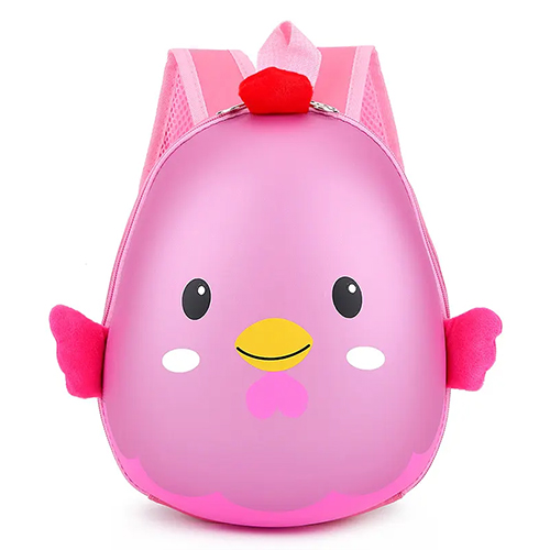 3D Chick Egg Shell School/Travel Bags – Pink - Ticky Toy