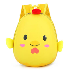 3D Chick Egg Shell School/Travel Bags - Yellow