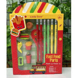 Fast Food Party Stationery Set for Girls