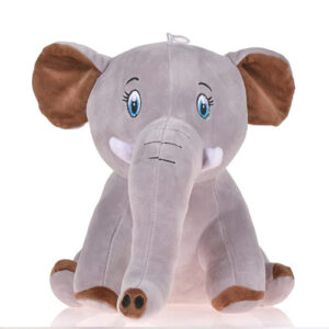 Dukiekooky Elephant Animal Stuffed Toy 45cm - Grey