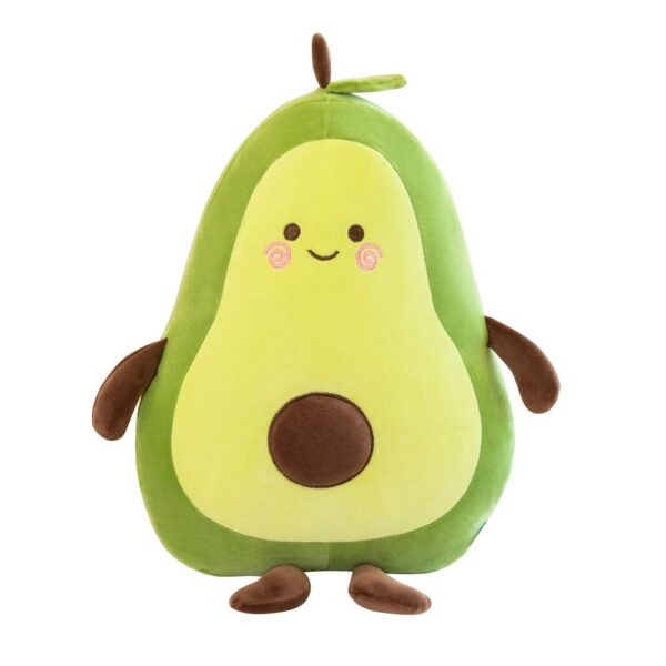 Avocado Cute Face Stuffed Pillow 60cm - Green