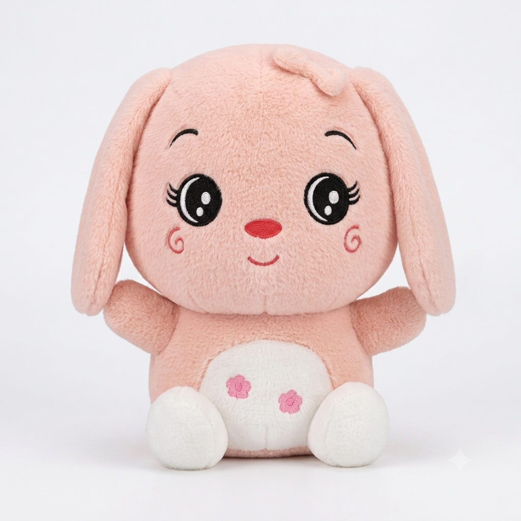 Cute Pink Bunny Stuffed Animal Plush Toy (45cm) - Image 2